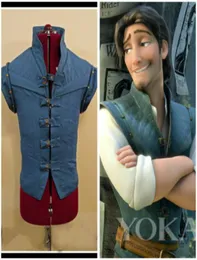 Newenchanted Tangled Prince Flynn Rider Vest Jacket Uniform Cosplay Costume2362199