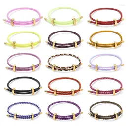 Link Bracelets Feng Shui Lucky Buddhism Red String Wax Thread Wrist Bracelet Friendship Yoga Prayer Unique Gift Chinese Jewelry