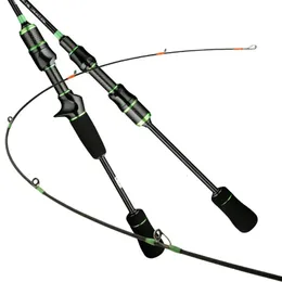 Ultra Light Fishing Rod Carbon Faser Gussspinnköder Ul Ul Massiv Spitze Köder WT 28G Linie 26lb Schnelle Forellenstangen 240408