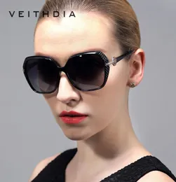 Veithdia nova chegada Highend Ladies HD óculos de sol polarizados Mulheres óculos de sol retro e acessórios gafas 70211295281