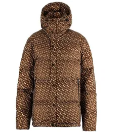 Designer Men039s e Women039s Pão Pão Bread Impressa Marrom Down Jacket Winter White Duck Downs Compolado de colarinho espessado de calor5272628