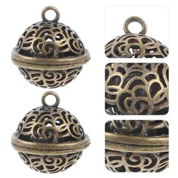 Parti Malzemeleri 5 PCS Vintage Bell Kolye Noel Dekorasyonları DIY aksesuar zanaat çanları ağaç asılı dekoratif metal küçük