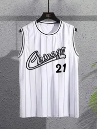 Tampo Tampo Tampo totalmente costurado Basquete branco Uniforme de fã Clube Esportes de verão Sleesele Mesh Mesh Absorção Treinamento de treinamento uniforme 240420