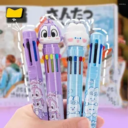 Pisanie wiewiórek Pens Multicolor Automatyczne ballpoint Prasowe podpisanie kreskówek