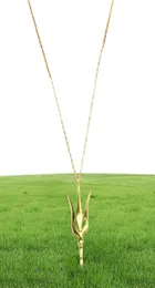 10pcs Символ Украины Trident Trident подвесной ожерелье Нептун Греческое Колье копья