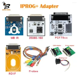 För IPROG ECU-nyckelprogrammerare kan buss/k-linje RFID MB IR PCF79XX 35080-160 sondadaptrar diagnostisk adapter
