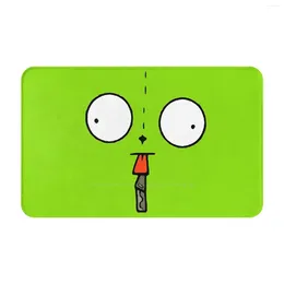 Carpets Minimalist Gir 3 Sizes Home Rug Room Carpet Invader Zim Robot Anime Poop Green Tv Show Cartoon Cute Geek Nerd Cool Hipster