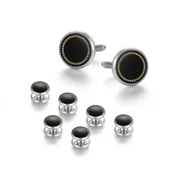 Cuff Links Luxury Cuff Links para homens de alta qualidade clássica camisa francesa Cufflink com caixa pbrl