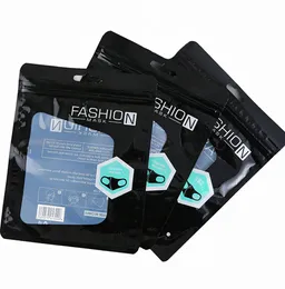 1000pcs Retail Packing Bags for Fashion Mask Package Retail Packaging Protective OPP Bag Zipper Lock Bags for Masks No Chinese Wor1105433