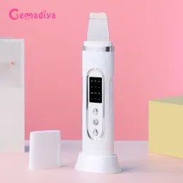 Instrument Ultrasonic Skin Scrubber Wymiana EMS Puls mikro obieranie łopaty twarz porów głębokie czyszczenie szklanka do usuwania skóry pielęgnacja hodowli skóry