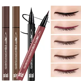 Eyeliner su geçirmez hızlı kuru pürüzsüz göz kalemi kalemleri 5 renk gözler kahverengi siyah kırmızı renk pigmentleri sıvı göz astar kalemi makyaj aletleri