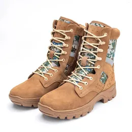 Fitness Shoes Mountain Camping Botas Sport Proteção Florestal Treinamento de Tênis Tactical Combat Desert Exploration High Top Top Outdoor caminhada