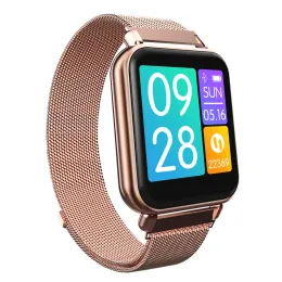 Pulseiras Y6 Pro Smart Watch Sport Sport à prova d'água Banda inteligente Freqüência cardíaca Monitore o rastreador de aptidão da pressão arterial Smart Bracelet para Android iOS