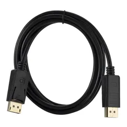 DisplayPort -kabel DP till DP -kabel Display Port Adapter för video PC Laptop TV DP Display Port Cable1.8 M