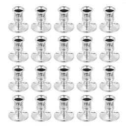 Titulares de vela 20pcs bases elétricas elétricas para decoração de desktop decoração de desktop decoração