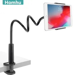 Stands Long Arm Tablet Stand Holder For iPad Pro 11 10.2 10.5 Mini 6 Air Xiaomi Mipad 4 5 Samsung Galaxy Tab S6 Lite Kindle Paperwhite