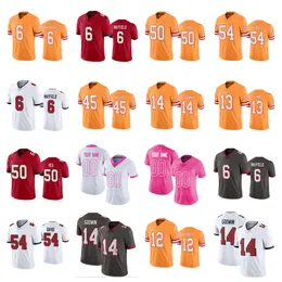 Fußballtrikots #6 Baker Mayfield #12 Tom Brady #13 Mike Evans #54 Lavonte David #50 Vita Vea #14 Chris Godwin #94 Calijah Kancey #78 Tristan Wirfs #9 Joe Tryon