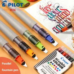 Pens 1pcs Japan Pilot Parallel Fountain Pen Drawing Art Writing Supplies FP3SS 1.5/2.4/3.8/6.0mm Office Accessories Stationery Ink