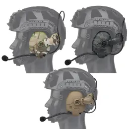 ملحقات الضوضاء تخفيض سماعات رأس البلوتوث التكتيكية إعادة شحن أغطية أذن للضبط لأجسام التصوير القوس كور كور القوس القوس القوس.