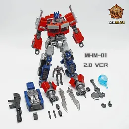 Transformação MHZ MHM-01 MHM01 2.0 Ver versão do comandante 20cm 7 KO SS102 SS-102 Ação Figura Robot Toys 240408