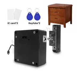 التحكم في بطاقة RFID IC الإلكترونية الذكية مخفية قفل خزانة قفل بدون مفتاح للأثاث لرفع خزانة ملابس خزانة ملابس خزانة