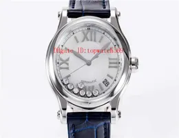 Top Happy Diamonds Bucherer Blue Editions Lady Watches Diamond Womens Watch Swiss Otomatik Safir Kristal 316L Paslanmaz Çelik 8584837