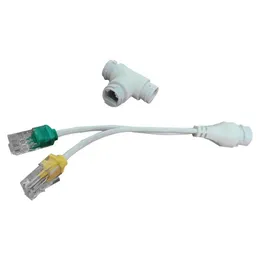 2024 POE SPLITTER Adapter Ethernet One Network Kabel Dwa aparaty rozdzielacz łącznika łącznika Poe Switch1. dla adaptera Poe Splitter