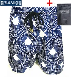 Vilebre Mens Beach Shorts Marka 047 Octopus Starfish Turtle Printing Bermuda Swimwear Male Board Shorts Nowy styl Quic8875344