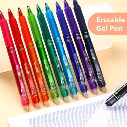 Pennpilot Frixion Erasable Gel Pen LFBK23EF och påfyllningar BLSFR5 10 färger 0,5 mm kulstyp Penpoint Office School Stationery Stationery