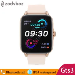 Pulseiras 2022 Novo GTS3 Smartwatch Original Homens Men para Xiaomi Assista a pressão sanguínea Monitor de oxigênio Fitness Bracelet Smart Watch Watch