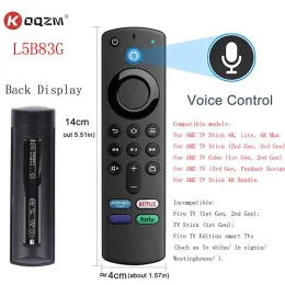 Kontrol Yedek Sesli Uzaktan Kumanda L5B83G Ateş TV Stick için Kontrol 3nd Gen Fire TV Cube Ateş TV Stick Lite 4K Akıllı Ev