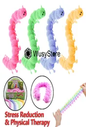 Giocattoli da 16 nodi regali Squishy S Autismo Caterpillar allevia lo stress Toy Physioterapy Releases Anti5815443