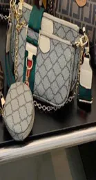 Women039s حقائب اليد 3pcslot أكياس الكتف العلامة التجارية Messenger Bag zipper Fashion Luxurys مصممين حقائب الجلود عبر الجسم W5053362