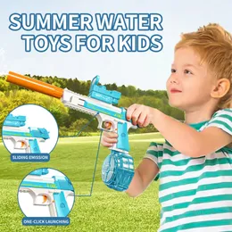 Electric Water Gun Kids Toy Large Capacity Water Soaker Spray Shooting Blaster Summer Outdoor Beach Games Children Gfit 240416