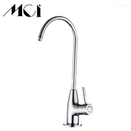Kitchen Faucets MCI Reverse Osmosis Water Filter Sink Faucet Mixer Swivel Taps External Chrome Plating