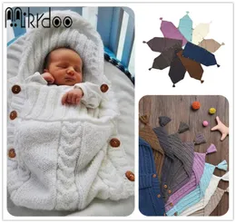 Mikrdoo 2017 New Baby Newborn Blanted Blanting Wrap Handmade Wrap Super Super Cotton Cotton Jacquard Blanket Thread Tassel HA2612706