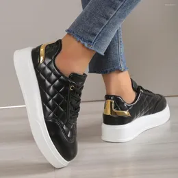 Sapatos casuais vestidos de pães acolchoados mulheres de alta qualidade mocassins hardware de ouro plano plataforma de designer de luxo tamanho 35-43