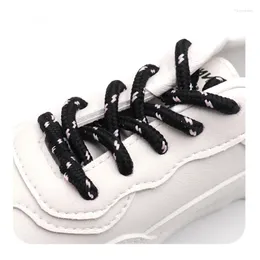 Peças de sapato Weiou Afaca de 4,5 mm de camping correndo corda de corredor de segurança poliéster Durável rosa preto sneaker pajamas adorável cordones