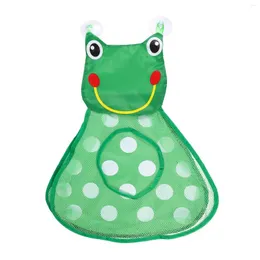 Storage Bags Toy Bag Bath Container Multi-functional Organizer Suction Cup Cartoon Bathing Holder