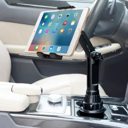 Stands Universal 360 Cupo de copo de carro Tablet Automobile Mount Cradle para Apple iPad Pro 12.9 Air 2019 Mini 4 para Samsung Tab S7 Plus 12.4
