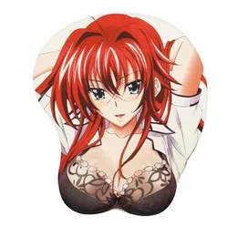 Almofadas 3D de mouse de retenção de anime DXD Highschool com descanso de pulso lycra skin6961891