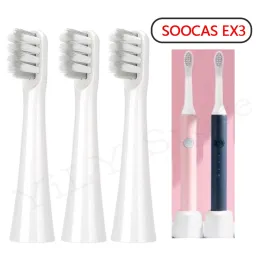 Cabeça de escova de dentes da escova de dentes para soidades ex3 Limpeza de escova de dentes elétrica para que o branco ex3 substitua as cabeças do pincel dupont bicos dupont