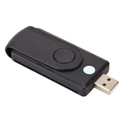 2024 USB 2.0 SIM -smartkortläsare för ID Bank EMV CAC SD/TF för Windows 7 8 10 Linux Multi Smart CardReader SD -kortläsare för USB Smart