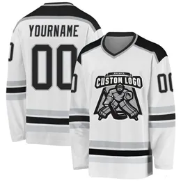 Hockey Jerseys Ice hockey jersey mens loose fitting quick drying competition jersey competition training jersey group purchase sublimation rugby jersey