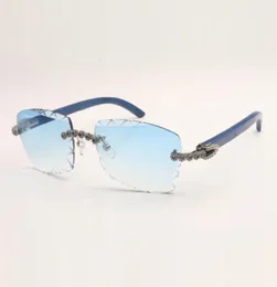 Новый дизайн букет Blue Diamonds резные сезонные солнцезащитные очки 3524029
