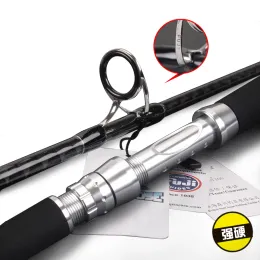 Tillbehör Mad Mouse New Japan Fuji Guider Cross Carbon Jigging Rod 1,68m 1,9 m olika hårdhet 37 kg Båtstång Jig Rod Ocean Fishing Rod