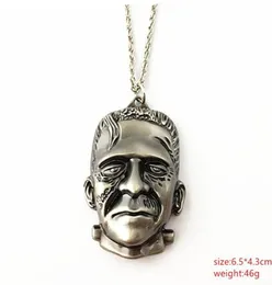 Pendant Necklaces HBSWUI Frankenstein KeyChains Horror Movies Show High Quality Fshion Metal Jewelry Cosplay Gifts For Woman Girl 2894087