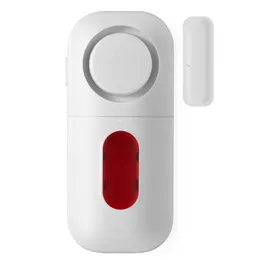 Sensor da janela da porta Ladrilho sem fio 130bp Alarme magnético casa mais longa entrada do sistema ladrão Segurança da bateria do dispositivo de segurança Home