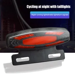 Luci LED LED Electric Bicycle Coda Luce Highbrightness Avvertenza Lampada posteriore Installazione facile per bici elettrica da 36 V 48 V