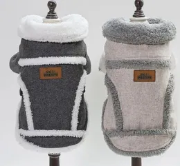 Vestuário para cães jaqueta de casaco de inverno moda roupa quente animal de estimação de boa qualidade para cães algodão